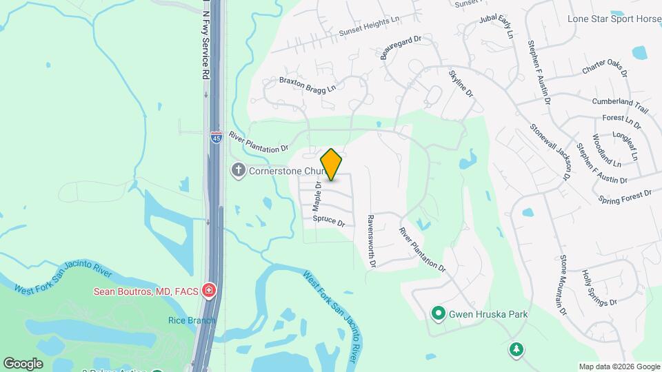 605 Orangewood Dr Map and Location Details