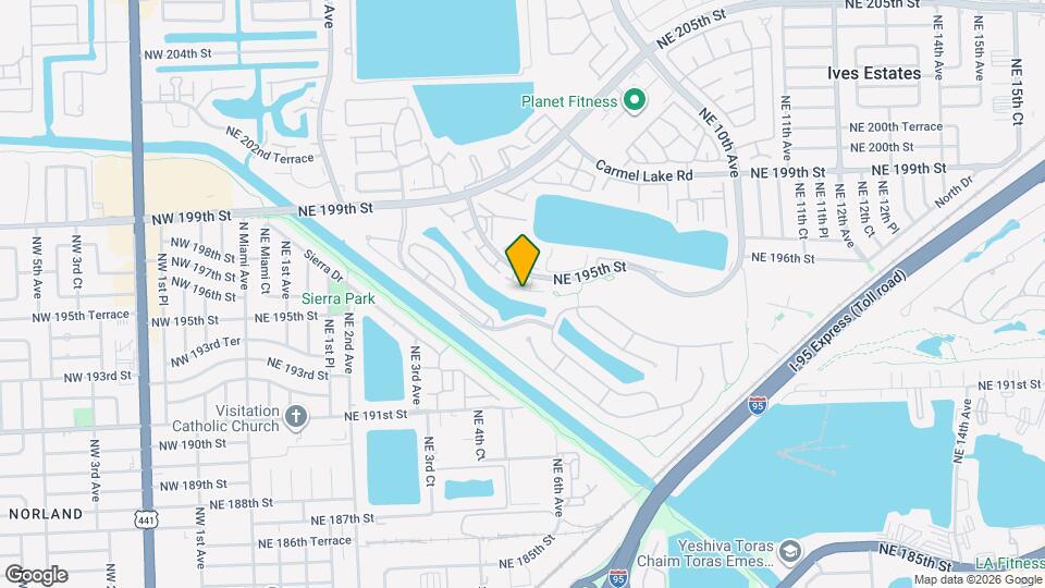 642 NE 195th St Map and Location Details