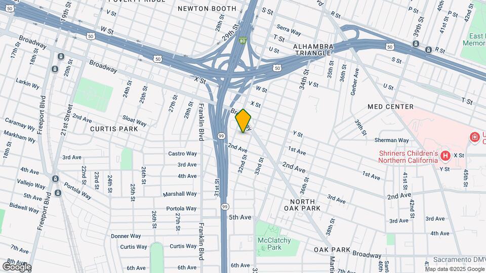 3138 1st Ave Map and Location Details