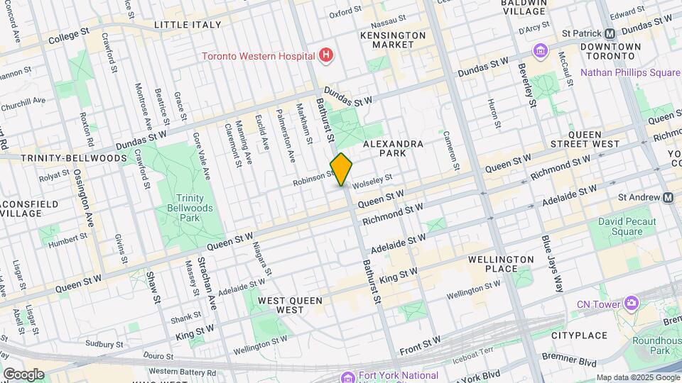 109 Wolseley St Map and Location Details