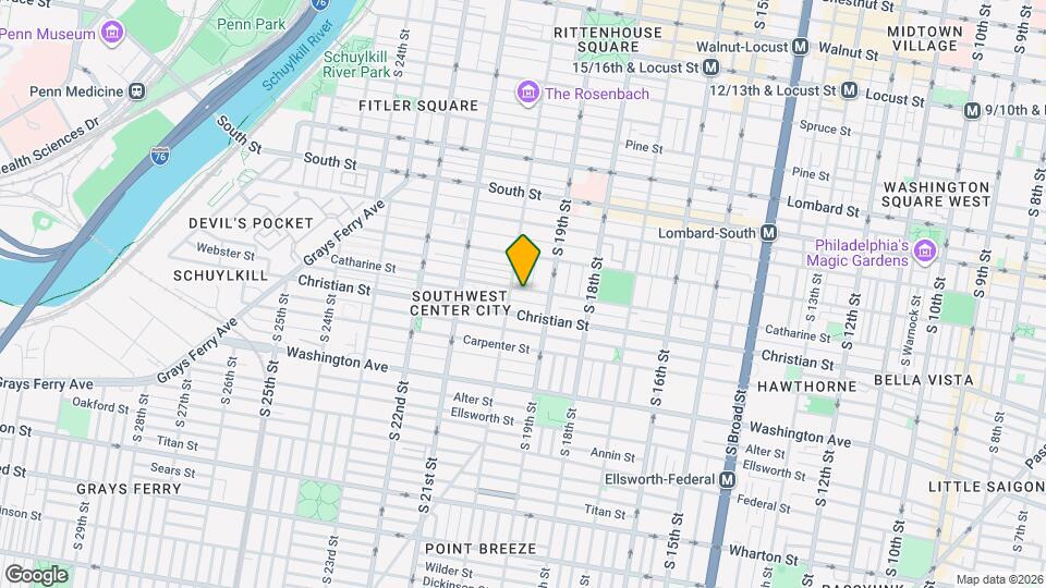 1928 Catharine St Mapa y Detalles de la Ubicación