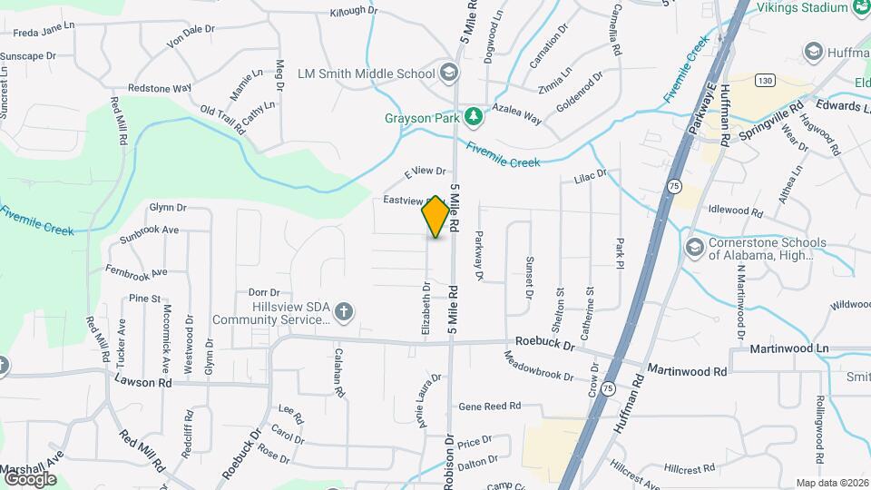 945 Elizabeth Dr Map and Location Details