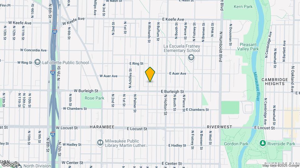 3130 N Richards St, Unit 3130 Map and Location Details