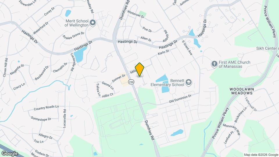 9330 Caspian Way Map and Location Details