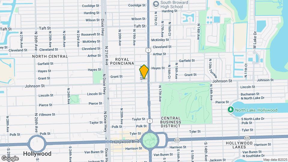 1825 Johnson St Map and Location Details