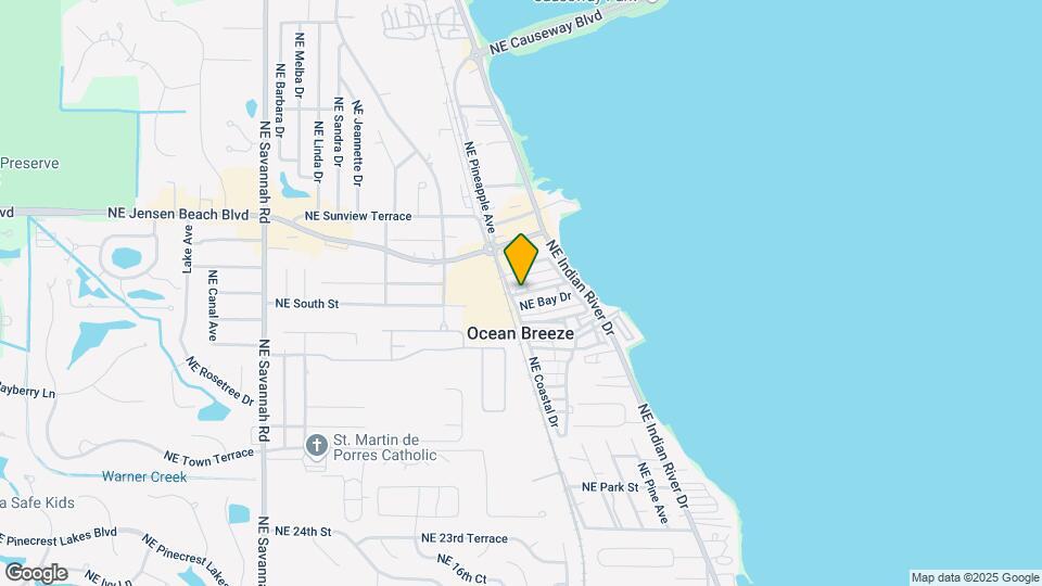 421 NE Intercoastal Dr Map and Location Details