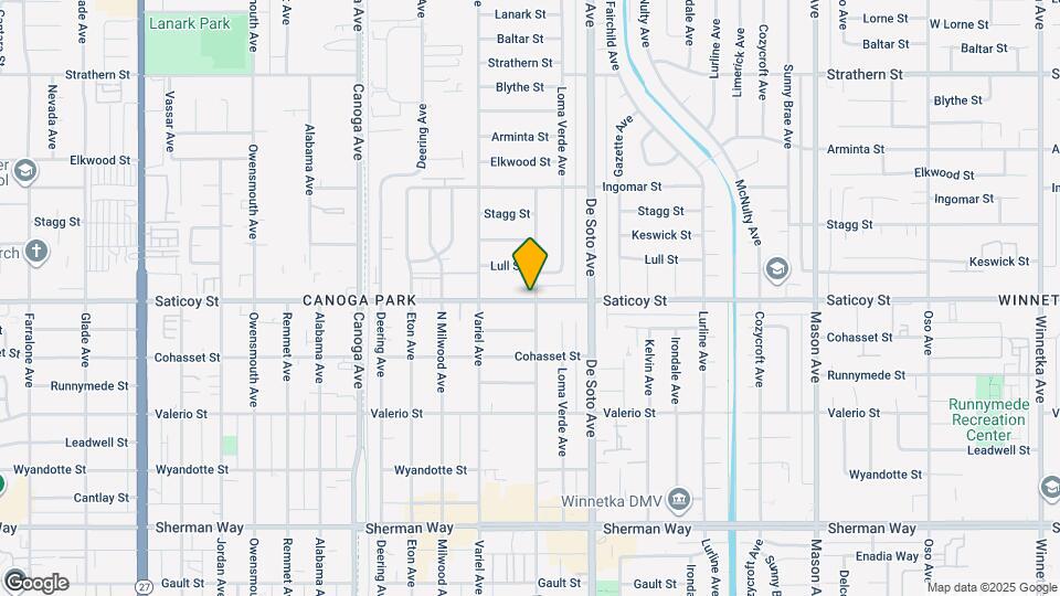 21007 Saticoy St Map and Location Details