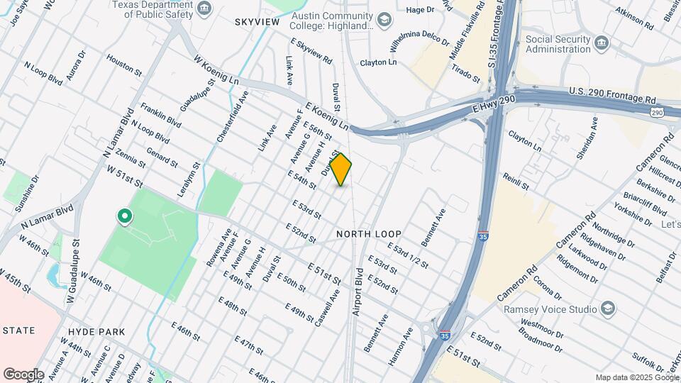 5405 Evans Ave Map and Location Details