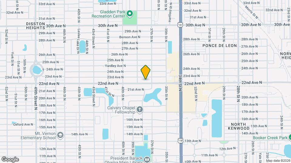 3739 22nd Ave N Map and Location Details