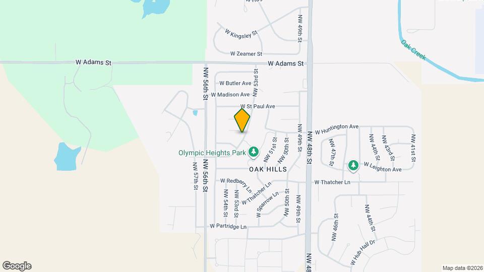 5301 W Olympic Cir Map and Location Details