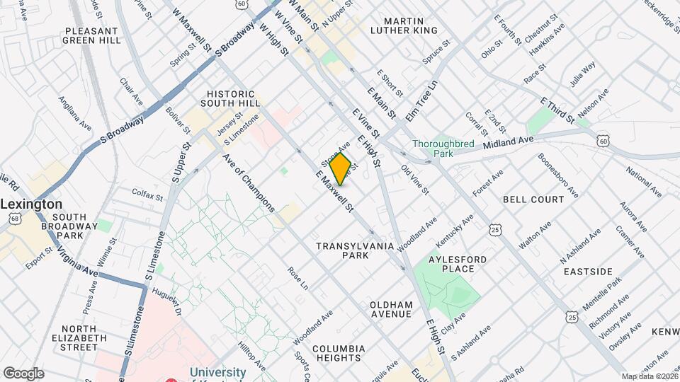 305 E Maxwell St, Unit #1 Map and Location Details