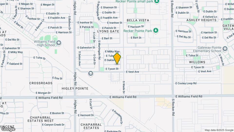 3545 E Carla Vista Dr Mapa y Detalles de la Ubicación