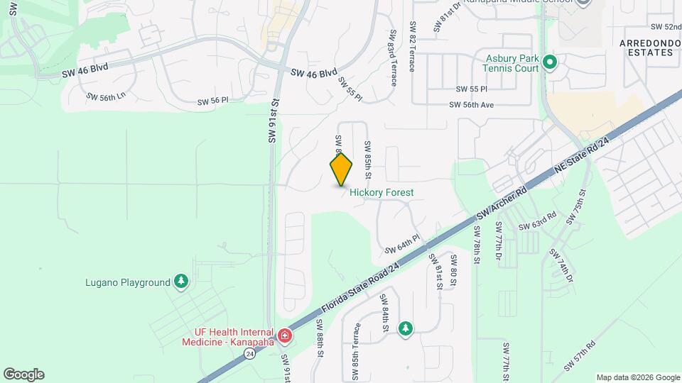 6202 SW 86th Way Map and Location Details