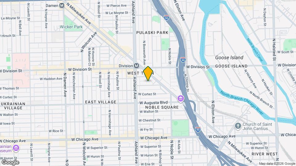 1514 W Thomas St Map and Location Details