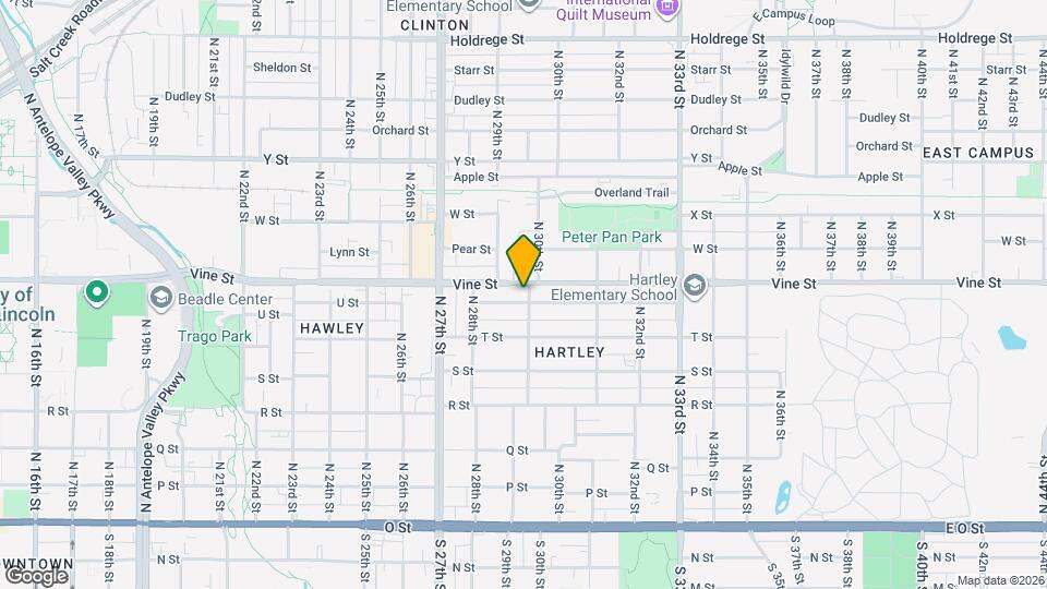 711 N 30th St Map and Location Details