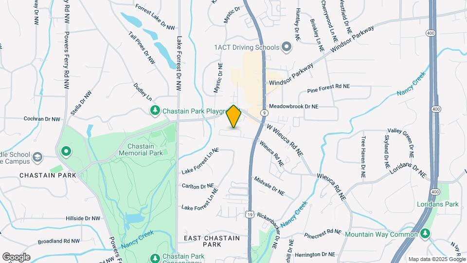 261 Chastain Park Dr NE Map and Location Details