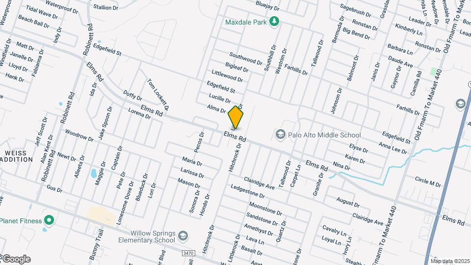 3708 Littleleaf Dr Map and Location Details