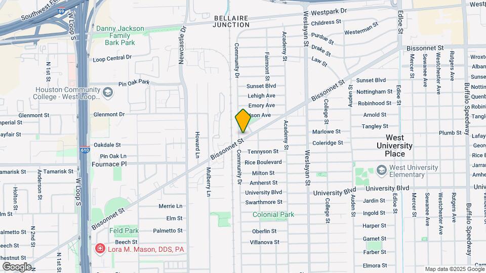 4254 Bissonnet St Map and Location Details