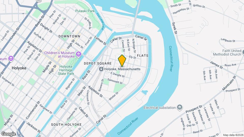 72 Center St Map and Location Details