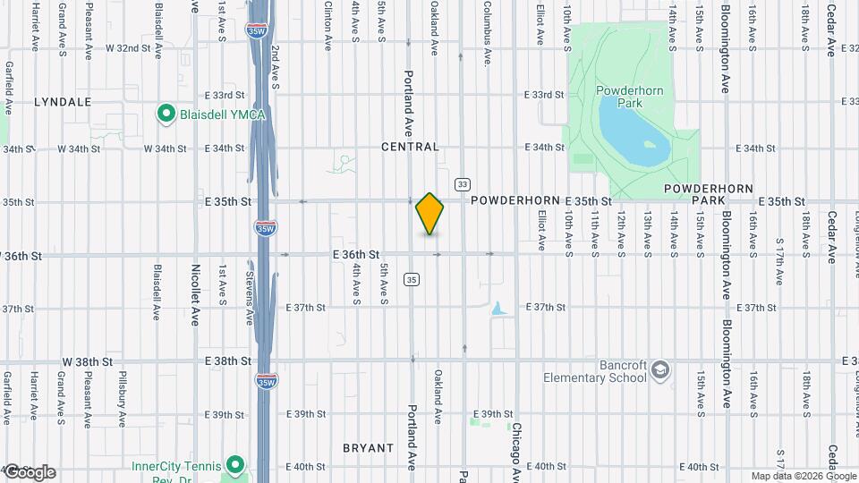 3544 Oakland Ave S Map and Location Details