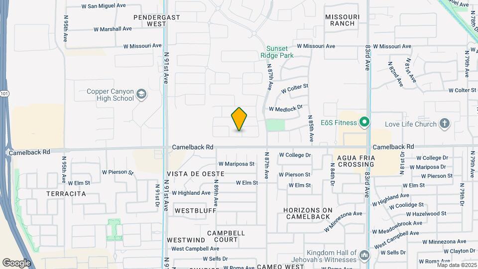 5016 N 87th Ln Map and Location Details