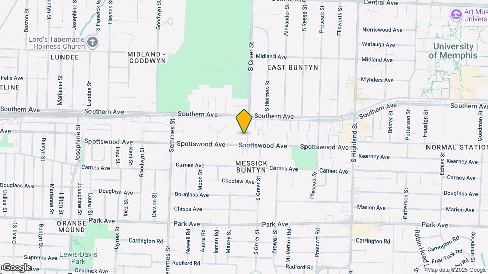 659 S Greer St Map and Location Details