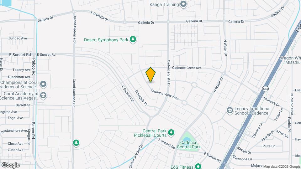 756 Cadence View Way Map and Location Details