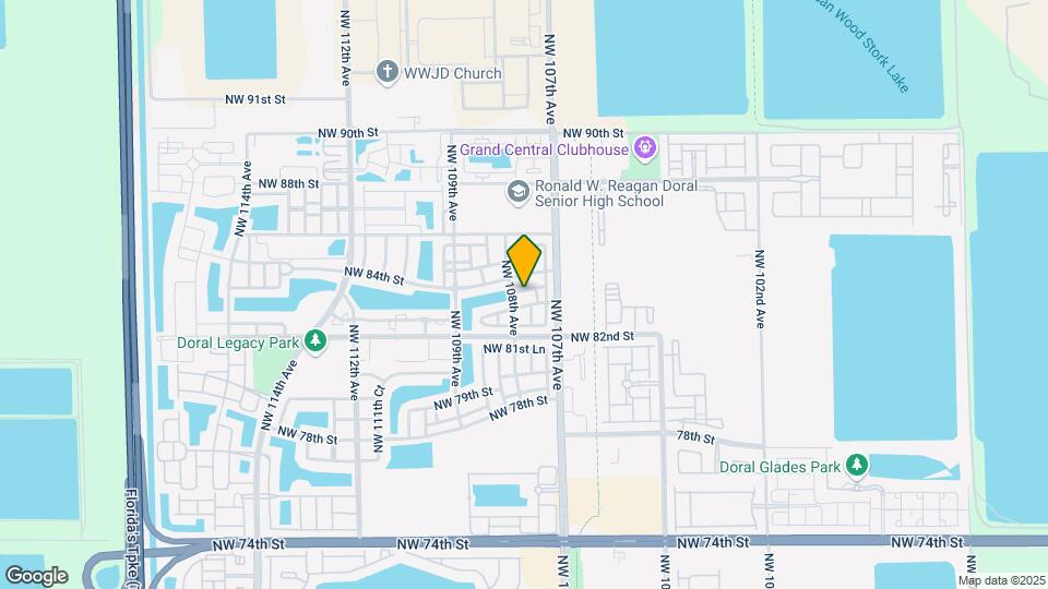 10833 NW 83rd St Map and Location Details
