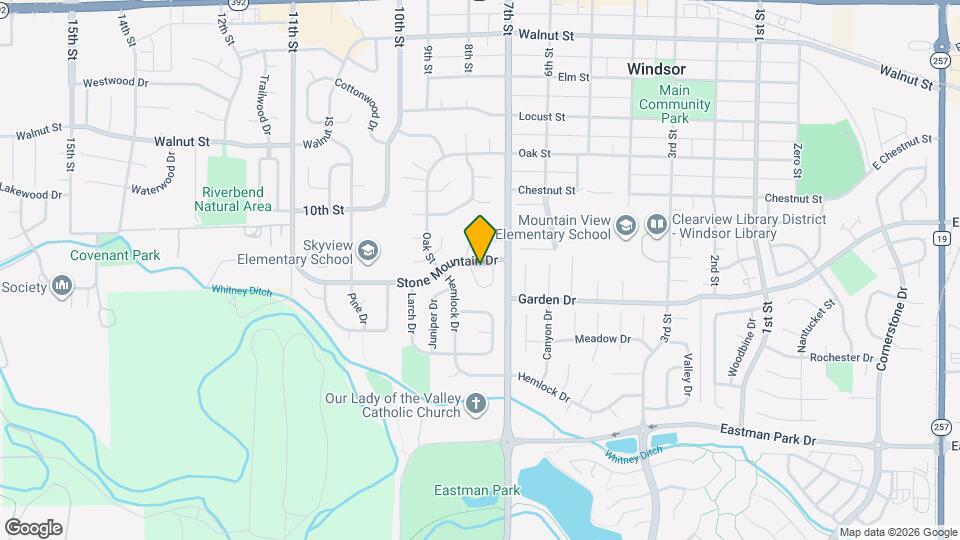 919 Conifer Ct Map and Location Details