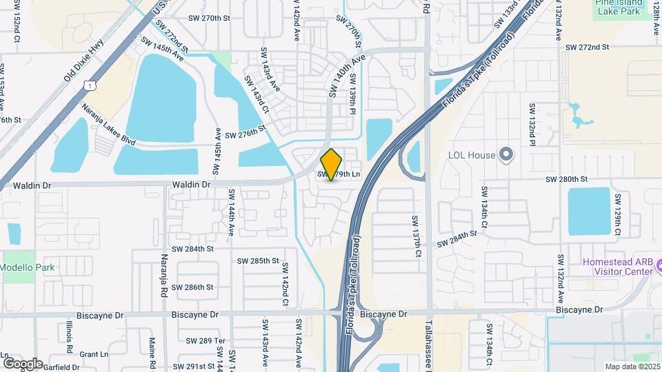 13993 SW 280th Terrace Mapa y Detalles de la Ubicación