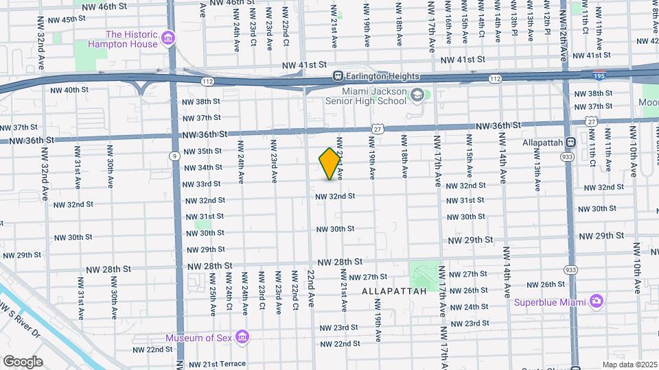 2142 NW 33rd St Map and Location Details