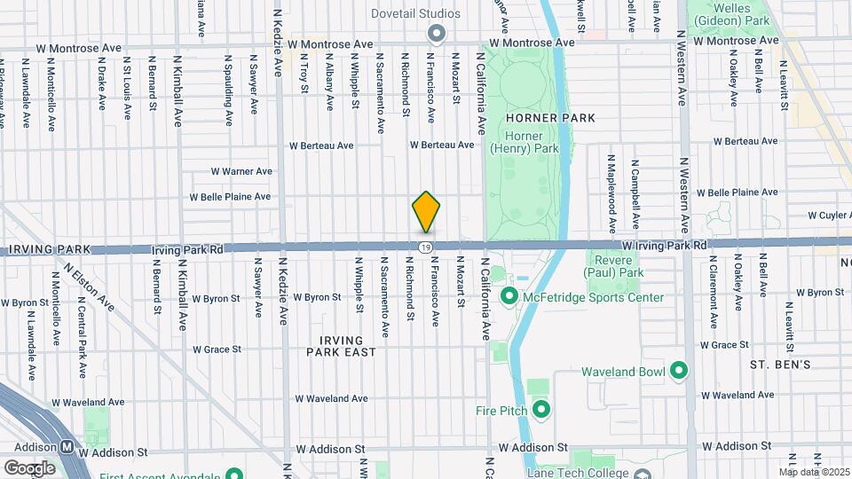 2900 W Irving Park Rd Mapa y Detalles de la Ubicación