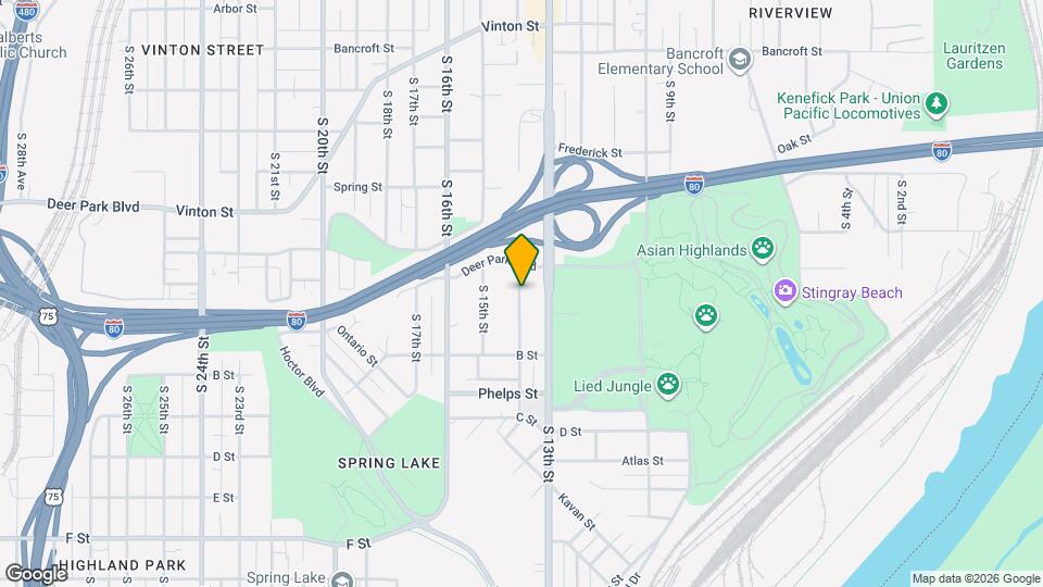 3431 14th St Map and Location Details