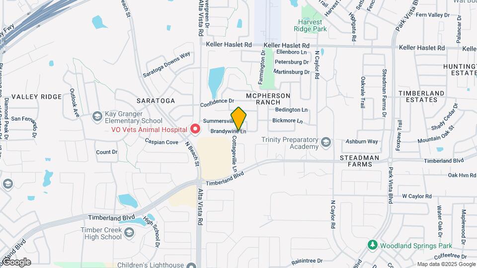 3832 Brandywine Ln Map and Location Details