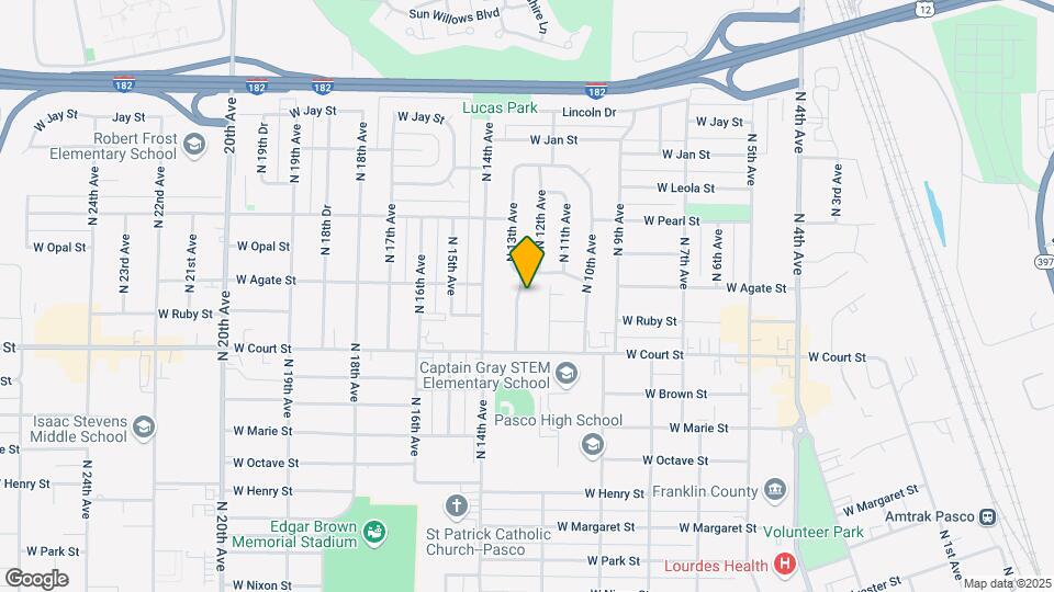 1615 N 13th Ave Map and Location Details