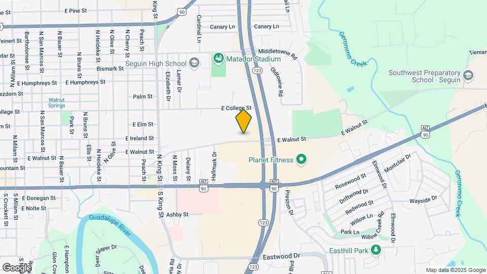 1410 E Walnut St Map and Location Details