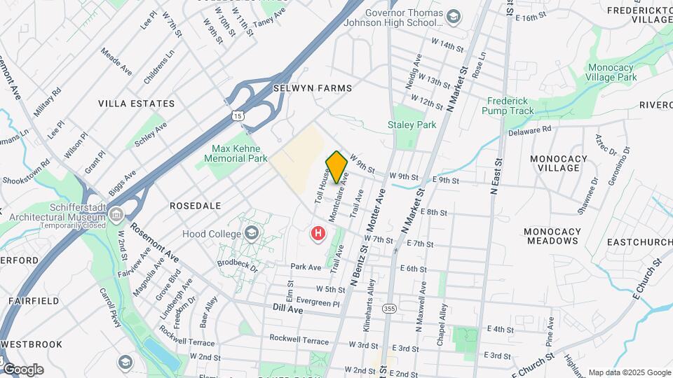 807 Montclaire Ave Map and Location Details