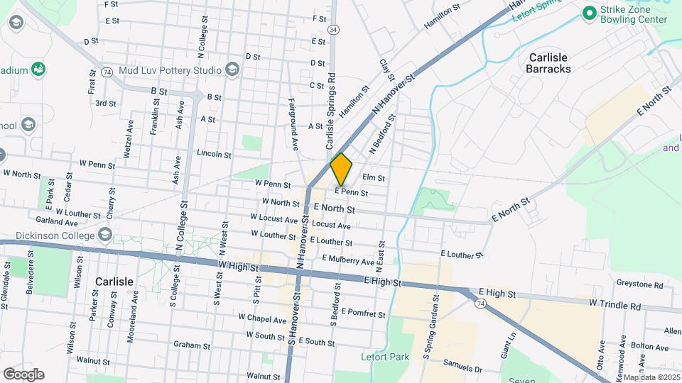 63 E Penn St Mapa y Detalles de la Ubicación
