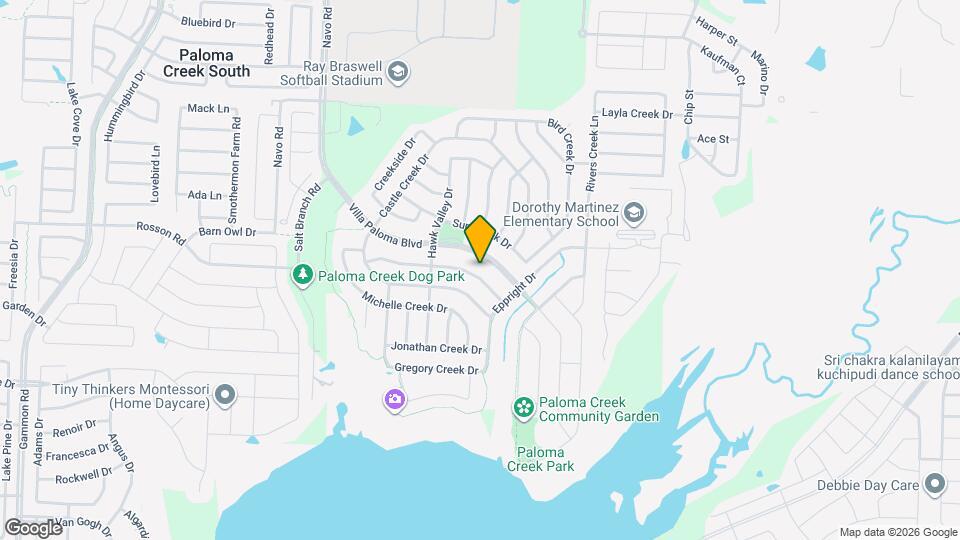 2317 Scott Creek Dr Map and Location Details