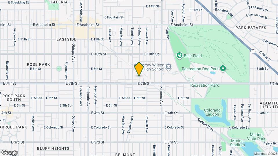 757 Belmont Ave Mapa y Detalles de la Ubicación
