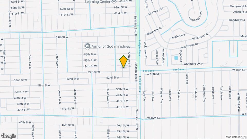 2512 53rd St W Map and Location Details