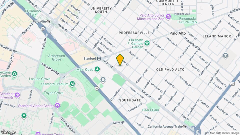 1337 Alma St Mapa y Detalles de la Ubicación