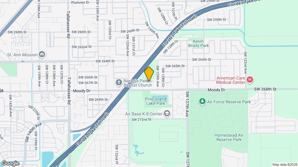 12925 SW 267th St Map and Location Details