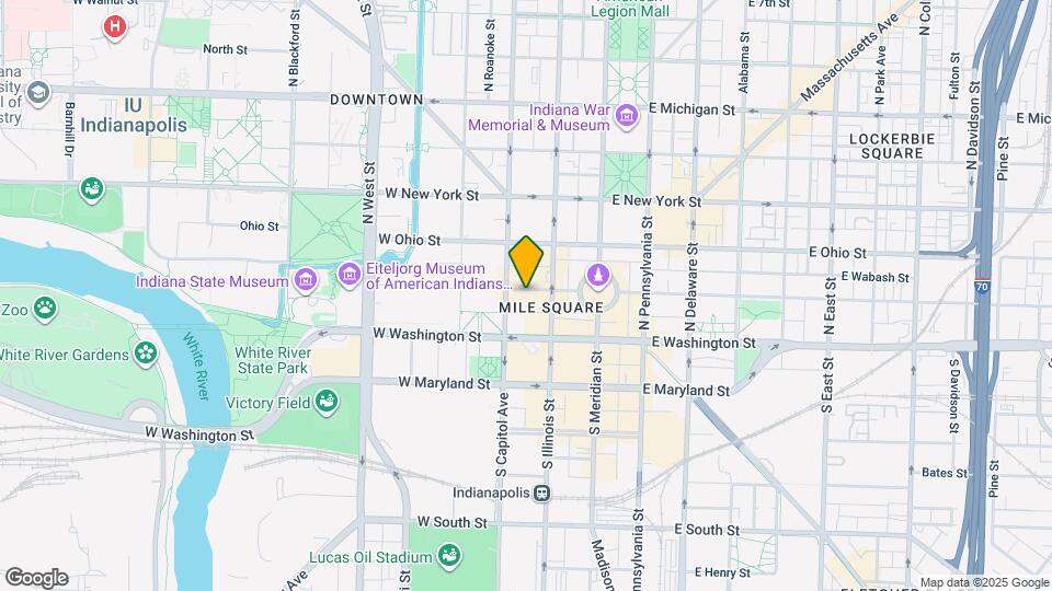 125 W Market St Map and Location Details