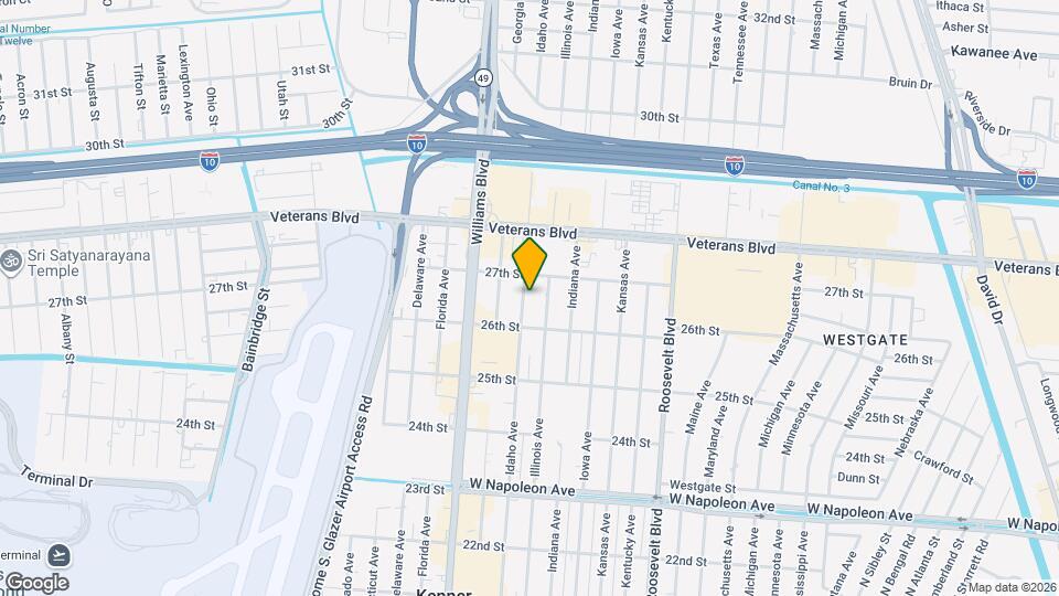 2610 Idaho Ave Map and Location Details