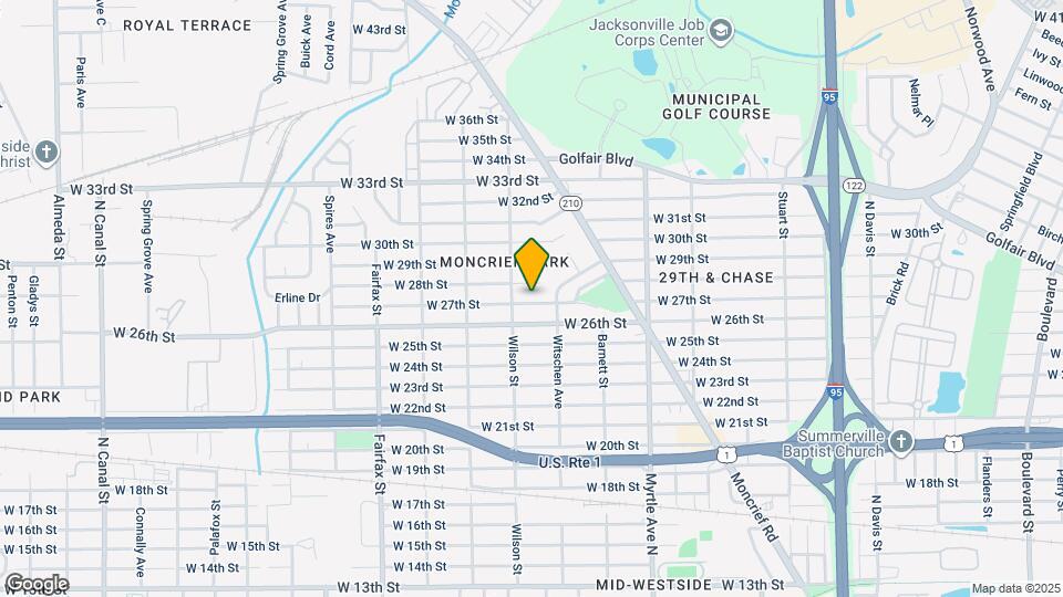 1505 W 27th St Map and Location Details