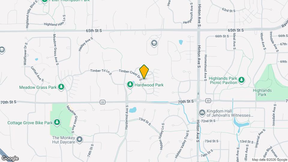 7382 Timber Crest Dr S Map and Location Details