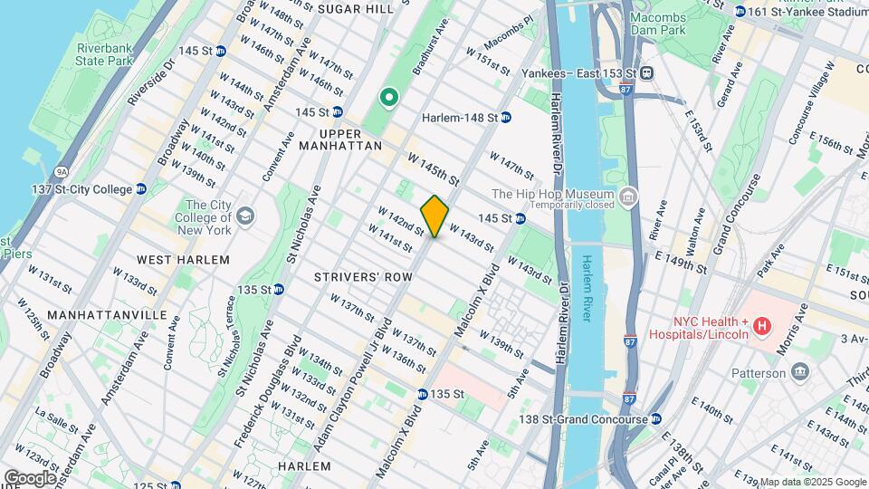 160 W 142nd St Map and Location Details
