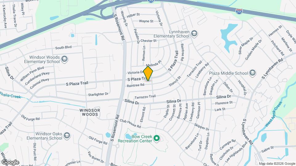 3504 Raintree Rd Map and Location Details