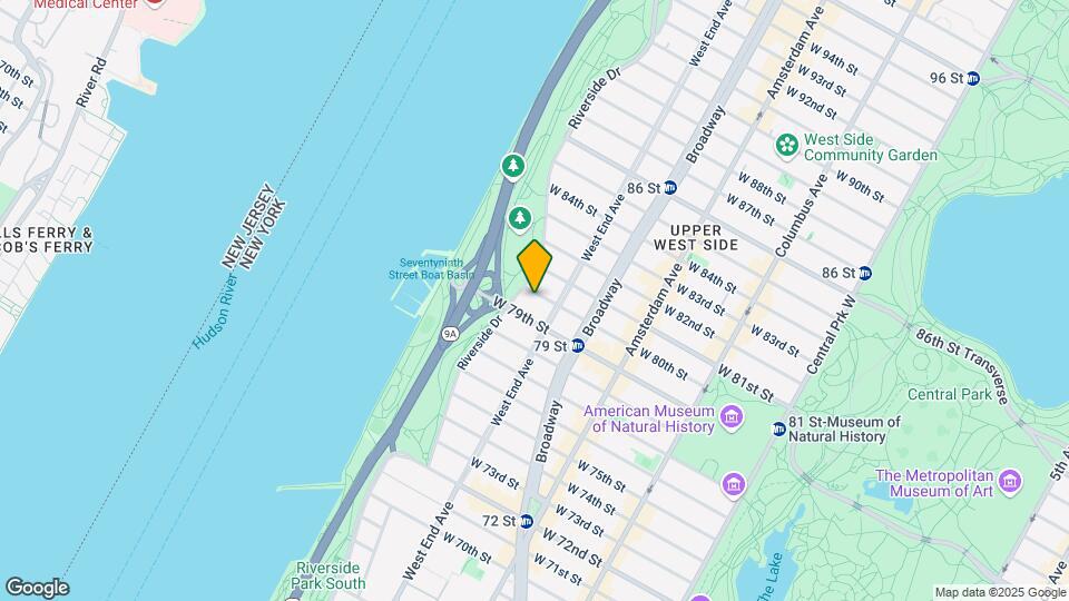 320 W 80th St Map and Location Details